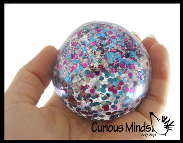 Sparkle Shimmer Sugar Ball - klebriger Glitzer Stressball