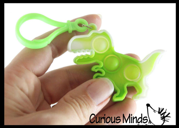 Tiny Bubble Pop Fidget Toys mit Karabiner