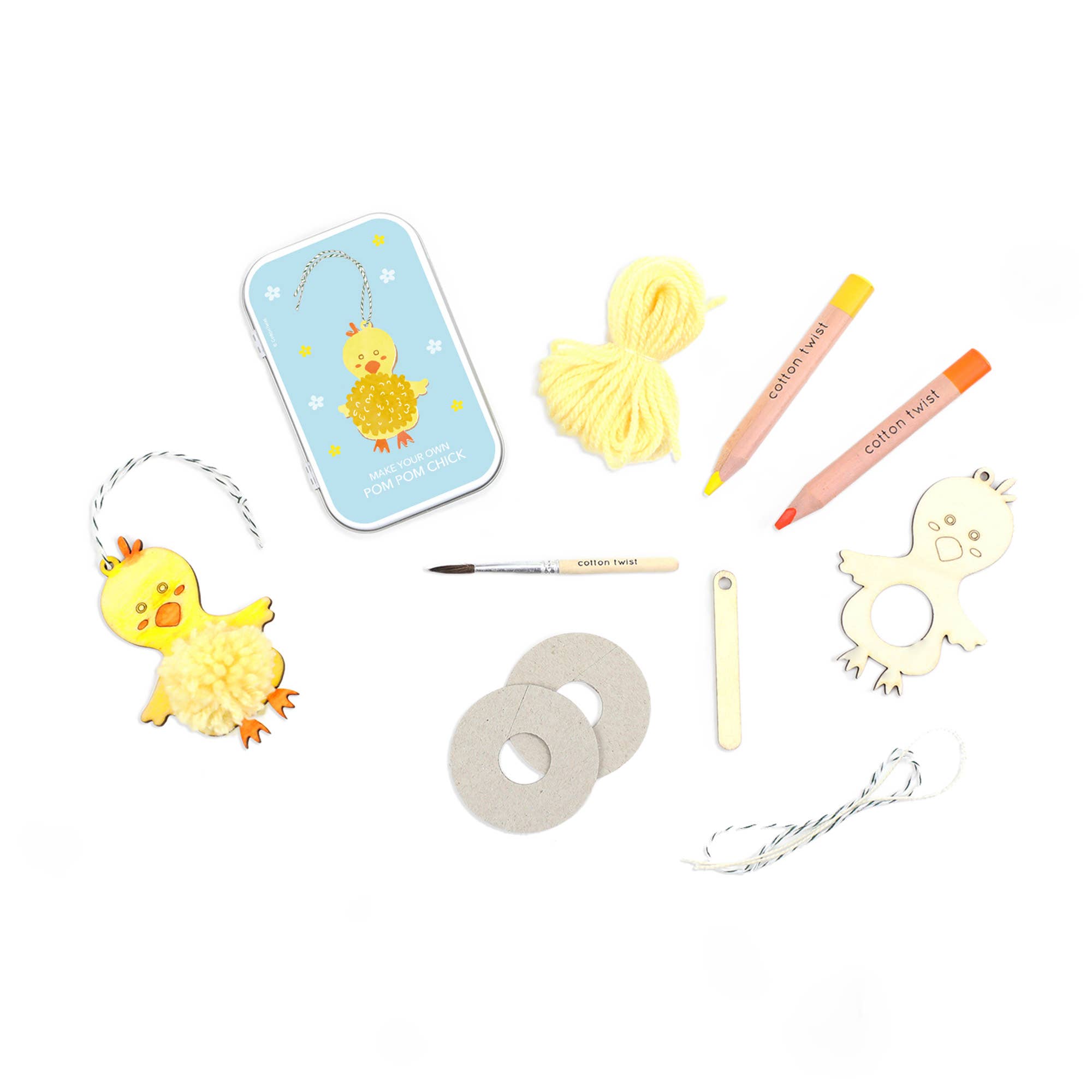 Make Your Own Pom Pom Chick