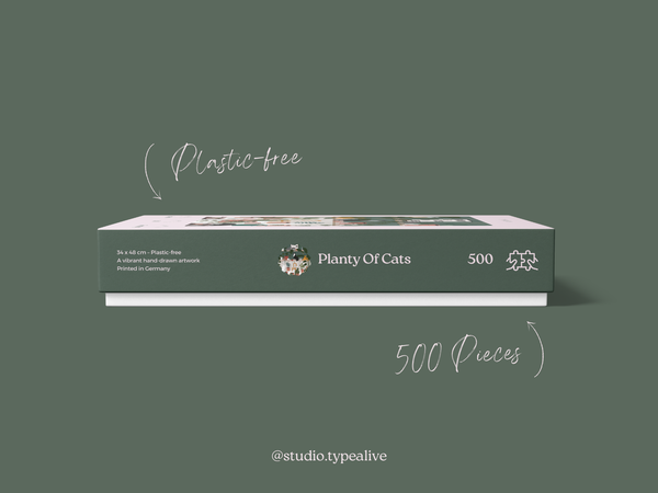 Puzzle / Planty Of Cats (500 Teile)