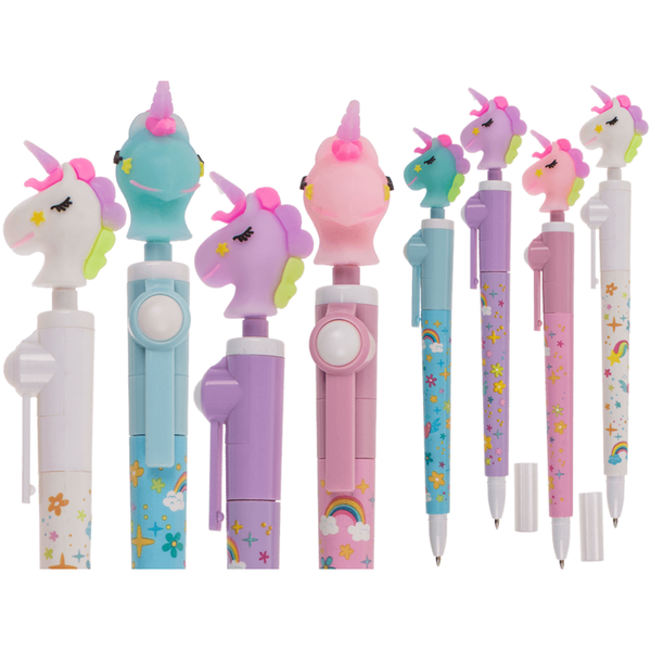 Kugelschreiber Einhorn Fidgetspinner
