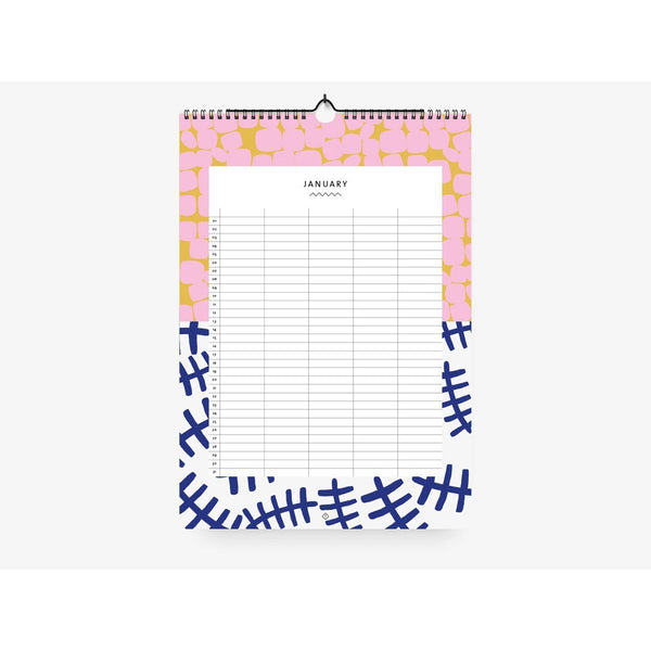 Familienkalender / Pattern Wandkalender