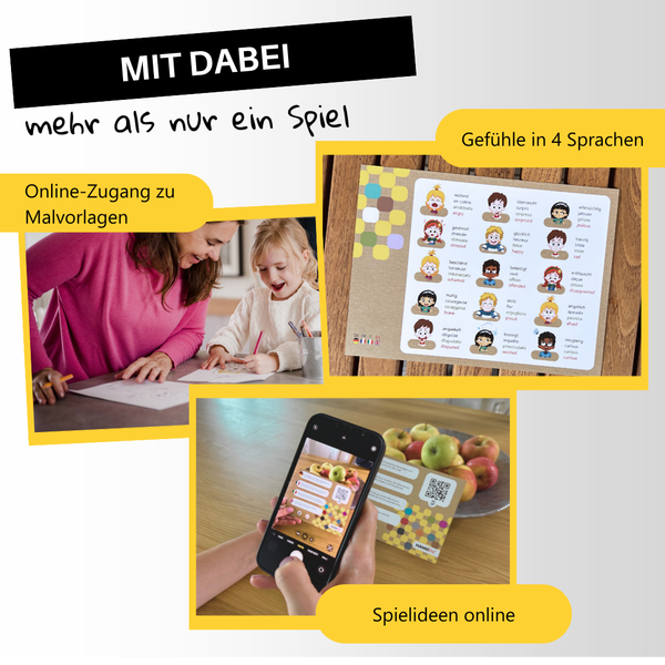 Emotionen-Memospiel (3-7 Jahre) | 30 gefühlvolle Karten