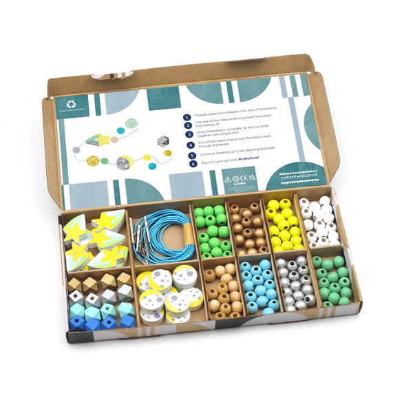 Outer Space bracelet making kit | DIY Perlenset