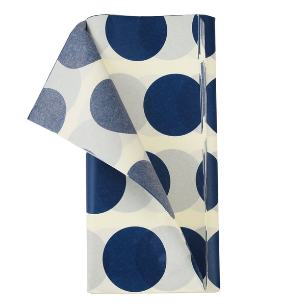 Seidenpapier Navy Dots | tissue paper (10 Bögen)