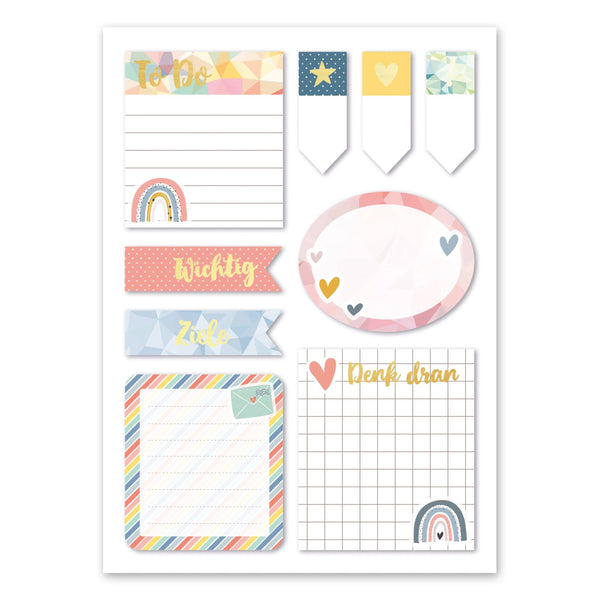 Bullet Journal Sticky Notes - Regenbogen