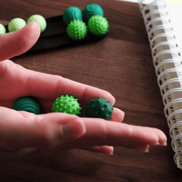 Sigbits Fidget-Spielzeug: Smaragd / 12 Pack
