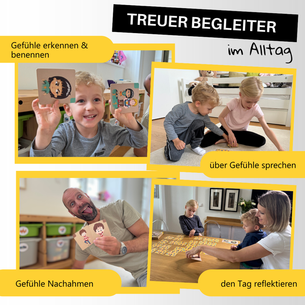 Emotionen-Memospiel (3-7 Jahre) | 30 gefühlvolle Karten