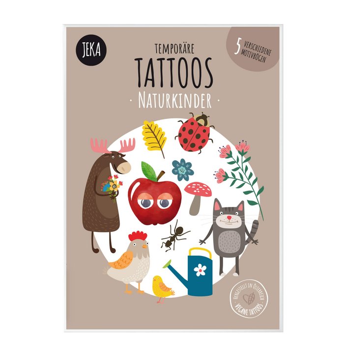 Kindertattoo Set - Naturkinder - Temporary Tattoos