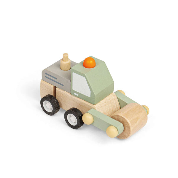 Wind Up Trucks | Aufziehbare Holzfahrzeuge Baustelle