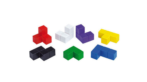 Soma-Würfel, bunt