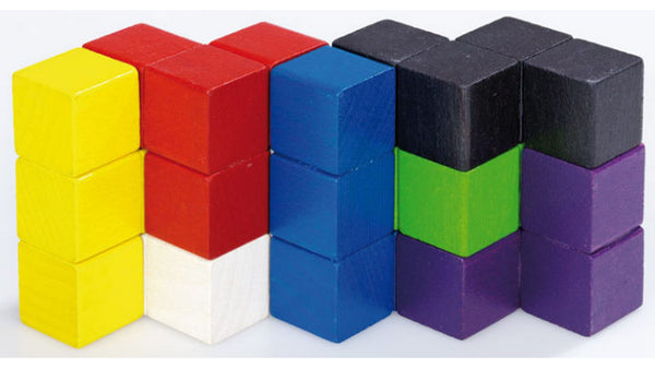 Soma-Würfel, bunt