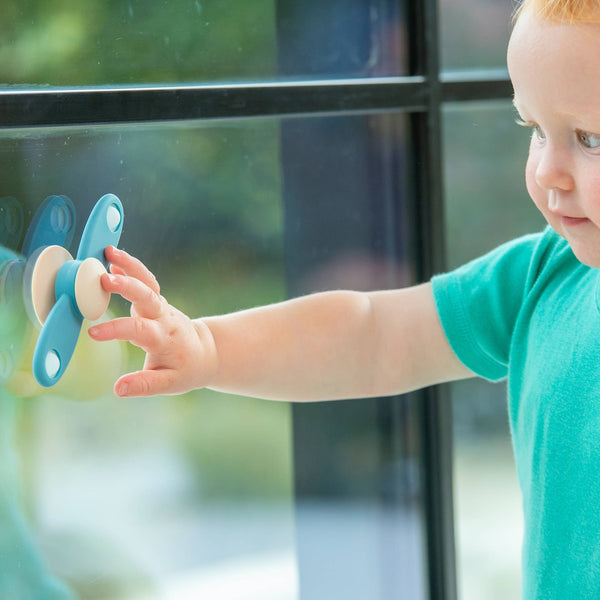 SiliSoft® Propeller Spinner | Drehspielzeug mit Saugnapf