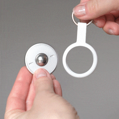 ONO Scroller Schlüsselanhänger: White