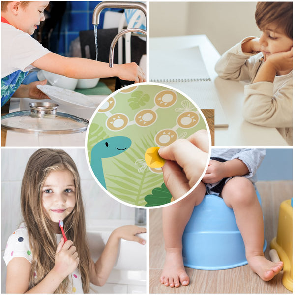 Belohnungstafeln für Kinder 10 Stück - Motiv Dino