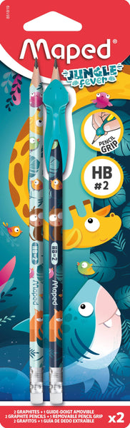 Bleistift Jungle Fever Hb Mit Radiergummikopf X2 + Schreible