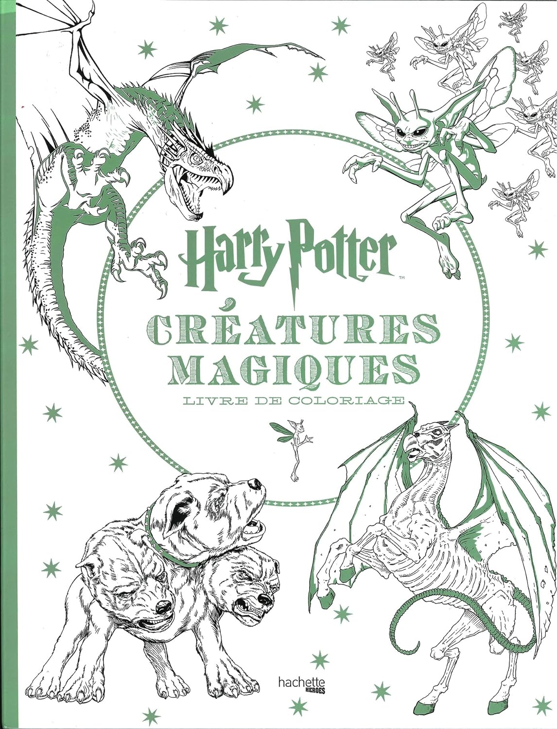 Malbuch Harry Potter | Magische Kreaturen LIVRE DE COLORIAGE