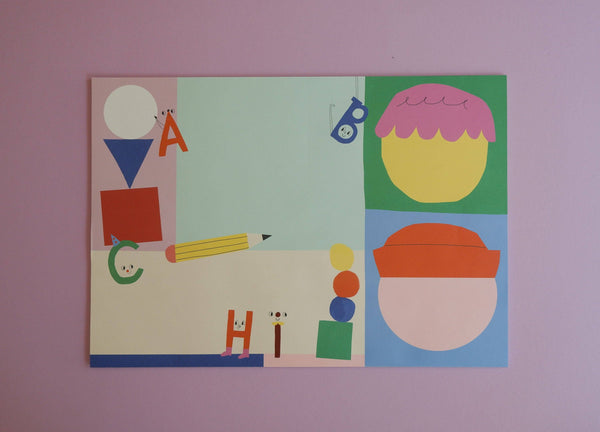 Schreibtischunterlage "ABC" | Swantje Hinrichsen