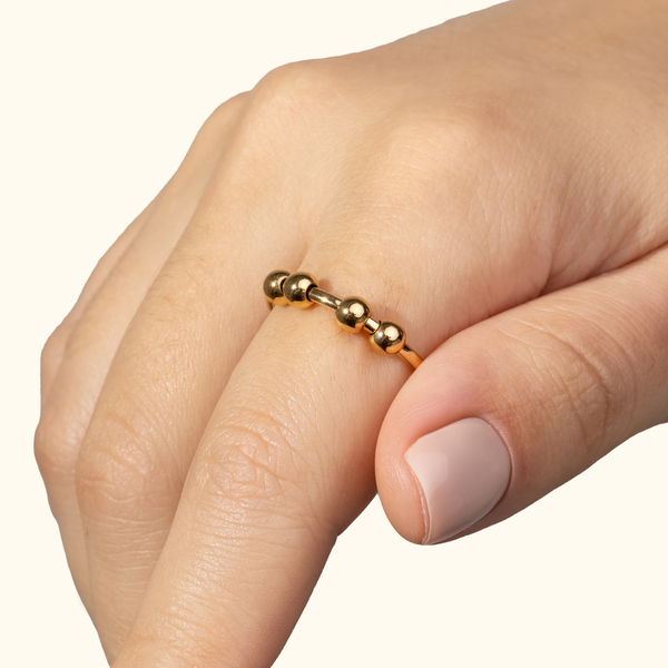 Der Chill-Ring: Silber | Angstring (Größe 48 bis 64)