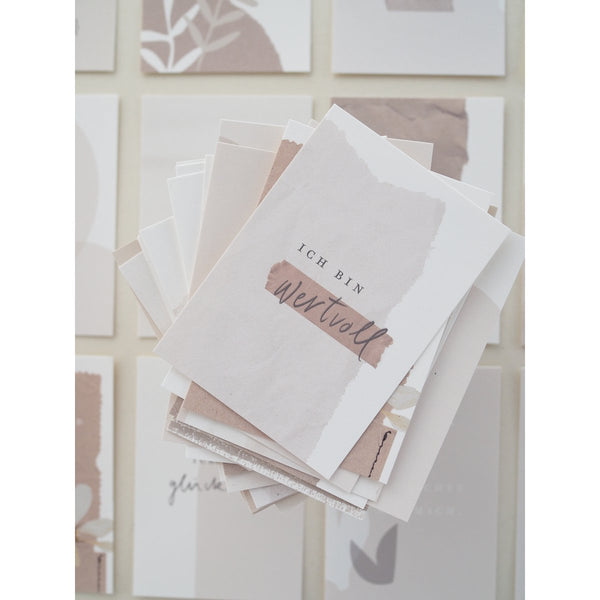 Affirmationskarten Set | 24 Mutmacher