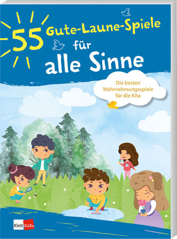 55 Gute-Laune-Spiele für alle Sinne | Wahrnehmungsspiele für Kinder