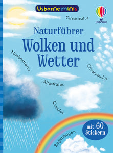 Wolken und Wetter | Usborne Minis Naturführer mit 60 Stickern