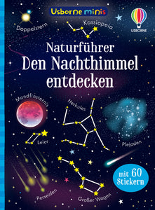 Den Nachthimmel entdecken | Usborne Minis Naturführer mit 60 Stickern