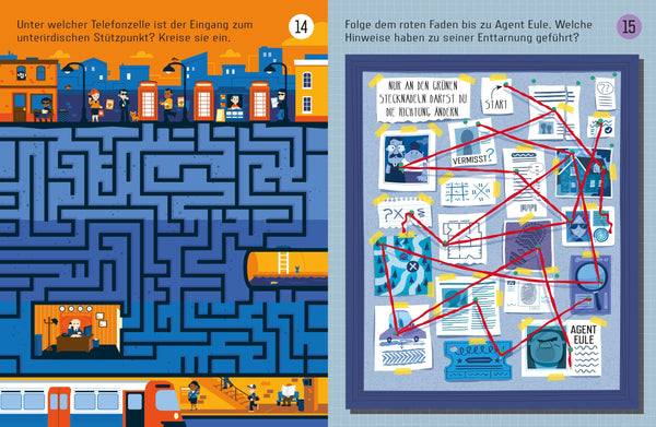 Entwischt! Labyrinthe für Geheimagenten (Usborne Minis)