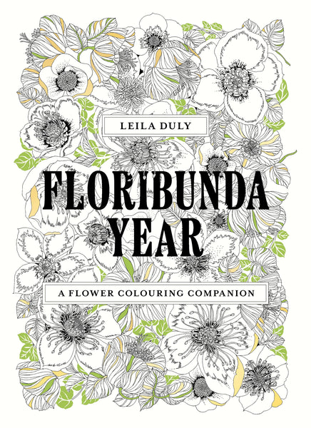 Floribunda Year | A Flower Colouring Companion