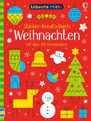 Sticker-Kreativbuch: Weihnachten (Usborne Minis)