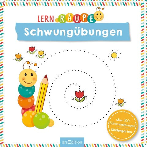 Lernraupe - Schwungübungen | Spielend leicht schreiben lernen