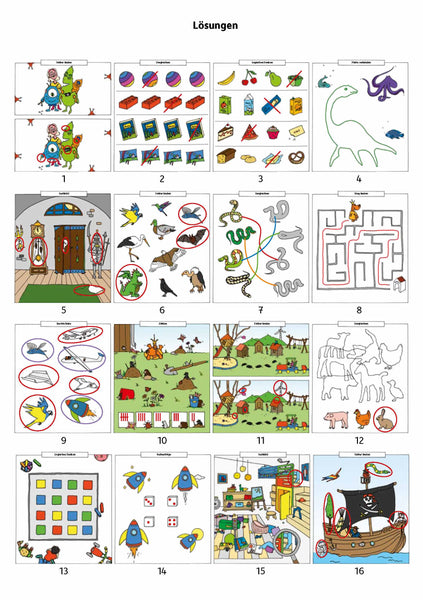 Vorschulblock – Konzentration und Wahrnehmung