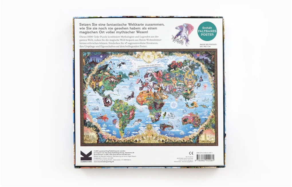 Die Welt der Fabelwesen | 1000 Teile Puzzle