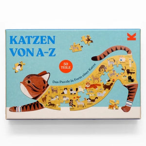 Katzen von A-Z  | Das Puzzle in Form einer Katze