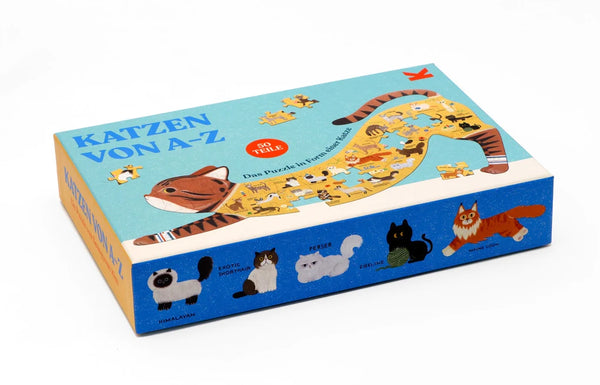 Katzen von A-Z  | Das Puzzle in Form einer Katze