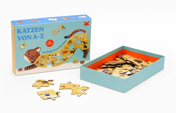 Katzen von A-Z  | Das Puzzle in Form einer Katze