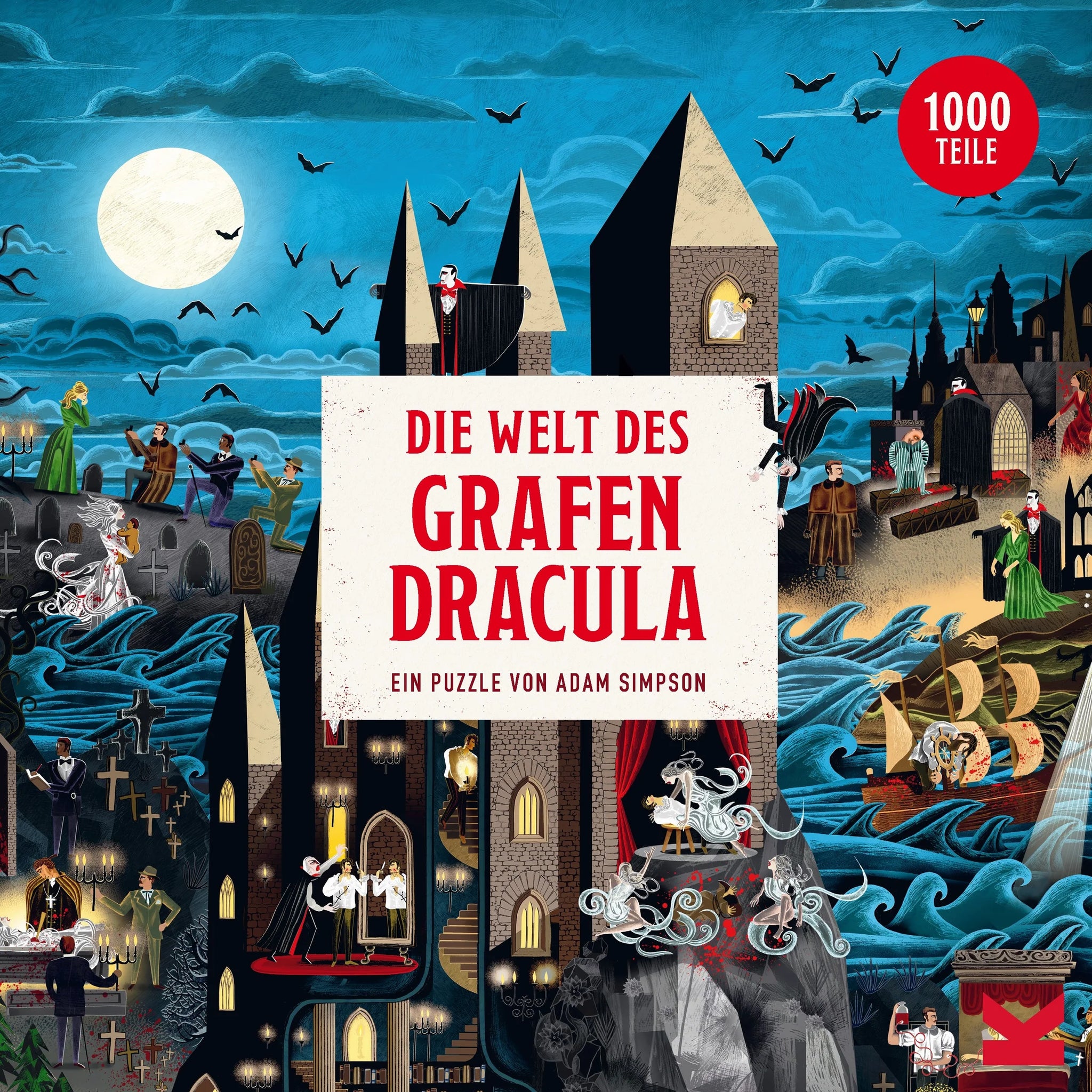 Die Welt des Grafen Dracula | 1000 Teile Puzzle