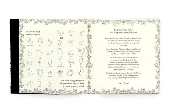 Der magische Wald (Malbuch)