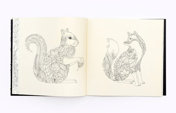 Der magische Wald (Malbuch)