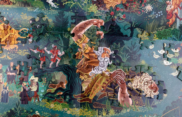 Die Welt von Grimms Märchen | 1000 Teile Puzzle