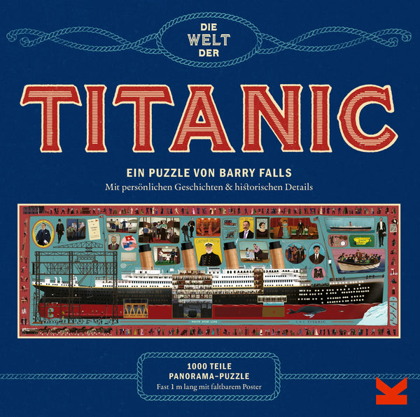 Die Welt der Titanic | Ein 1000-Teile-Panorama-Puzzle