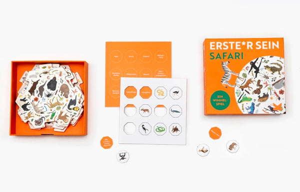 ERSTE*R SEIN! Safari | Wimmel-Such-Spiel