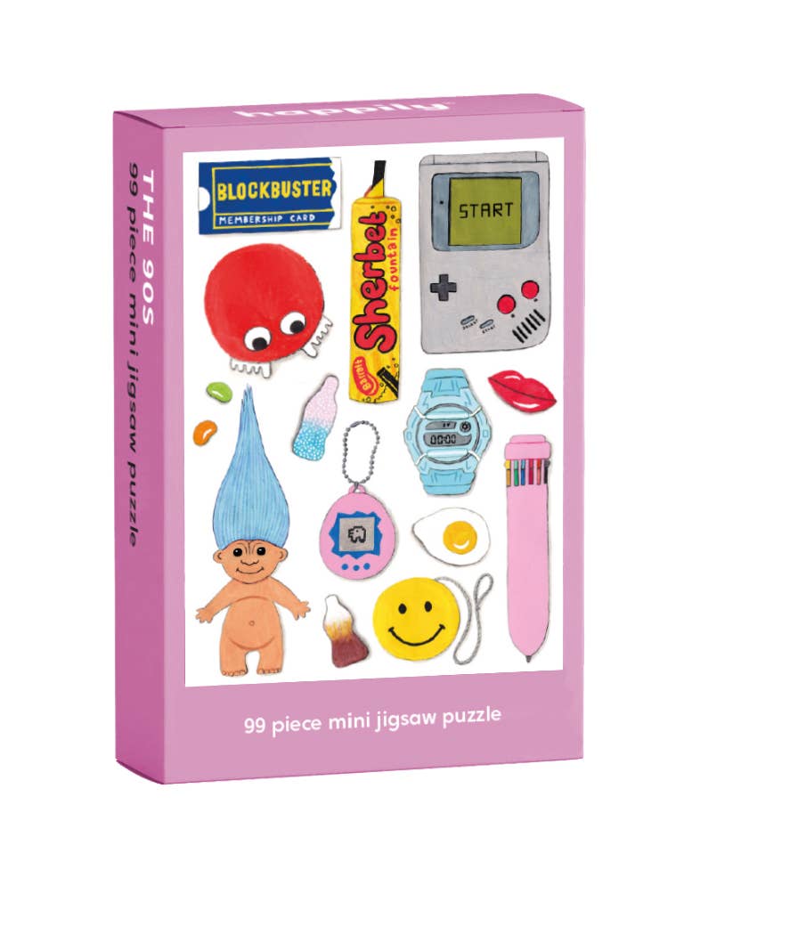 Mini-Puzzle im Retro-Look der 90er | 99 Micro-Teile