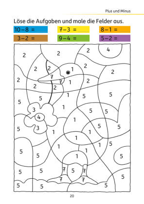 Mein Rätselblock Mathe 1. Klasse