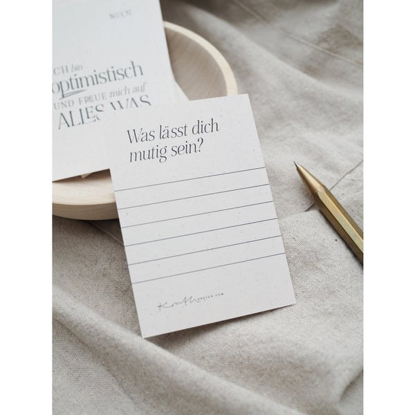 Affirmationskarten Set | 15 Mutmacher