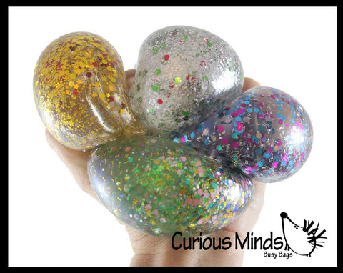 Sparkle Shimmer Sugar Ball - klebriger Glitzer Stressball