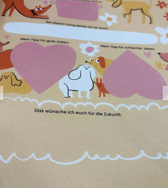 Gästebuch zur Hochzeit "Wir heiraten übrigens" (Slinga)