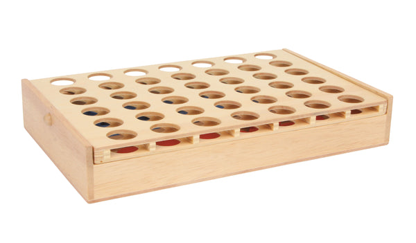 4 gewinnt aus Holz | Reiseversion