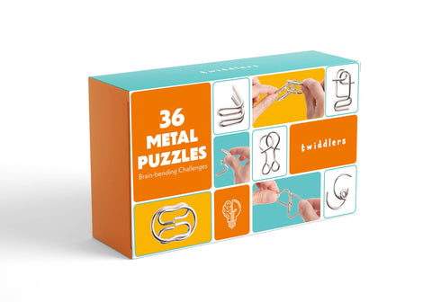 Metal Puzzle 36-teilig | Gehirn-Teaser-Puzzle