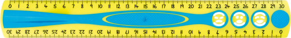 Lineal Kidy'Grip 30 cm, Beidseitiger Skalenaufdruck